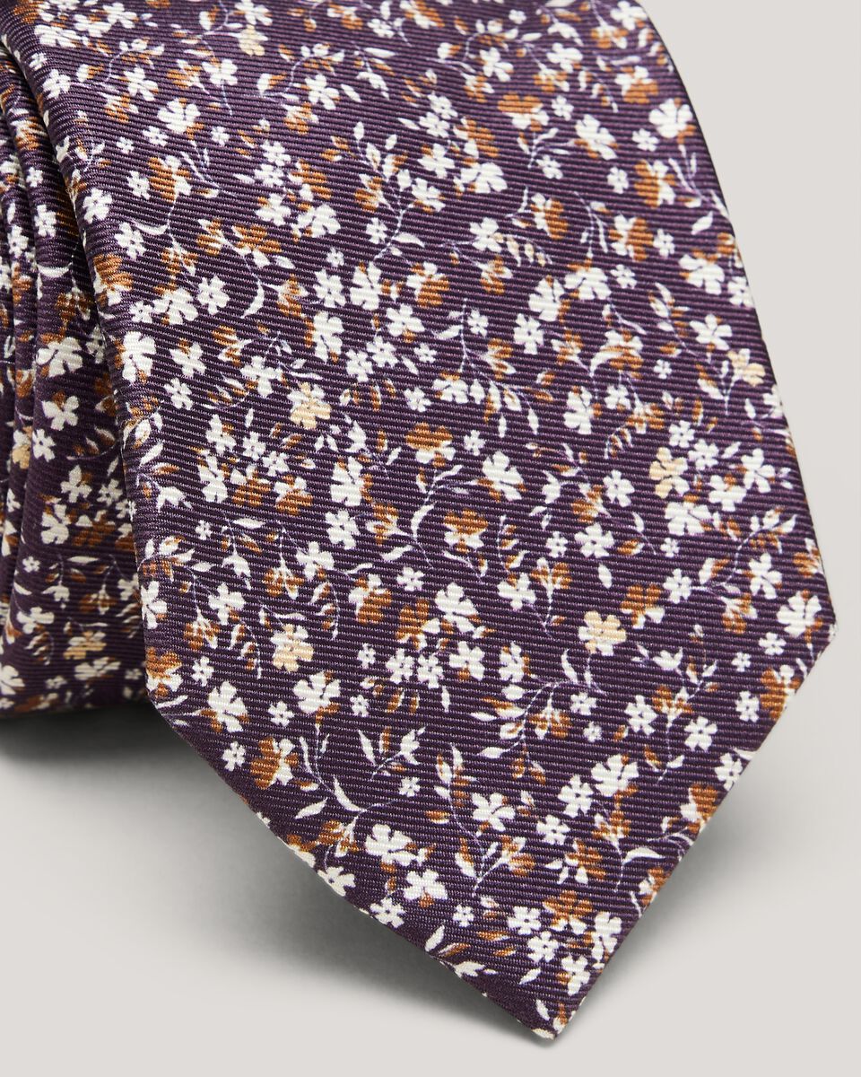 Ditsy Floral Printed Silk Tie